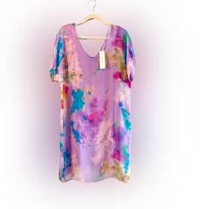 NWT__Mini Shift Dress 100% Silk__NWT